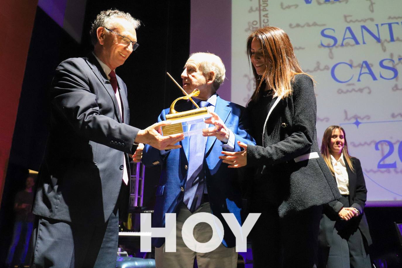 José María García, agradecido por el Premio Santiago Castelo