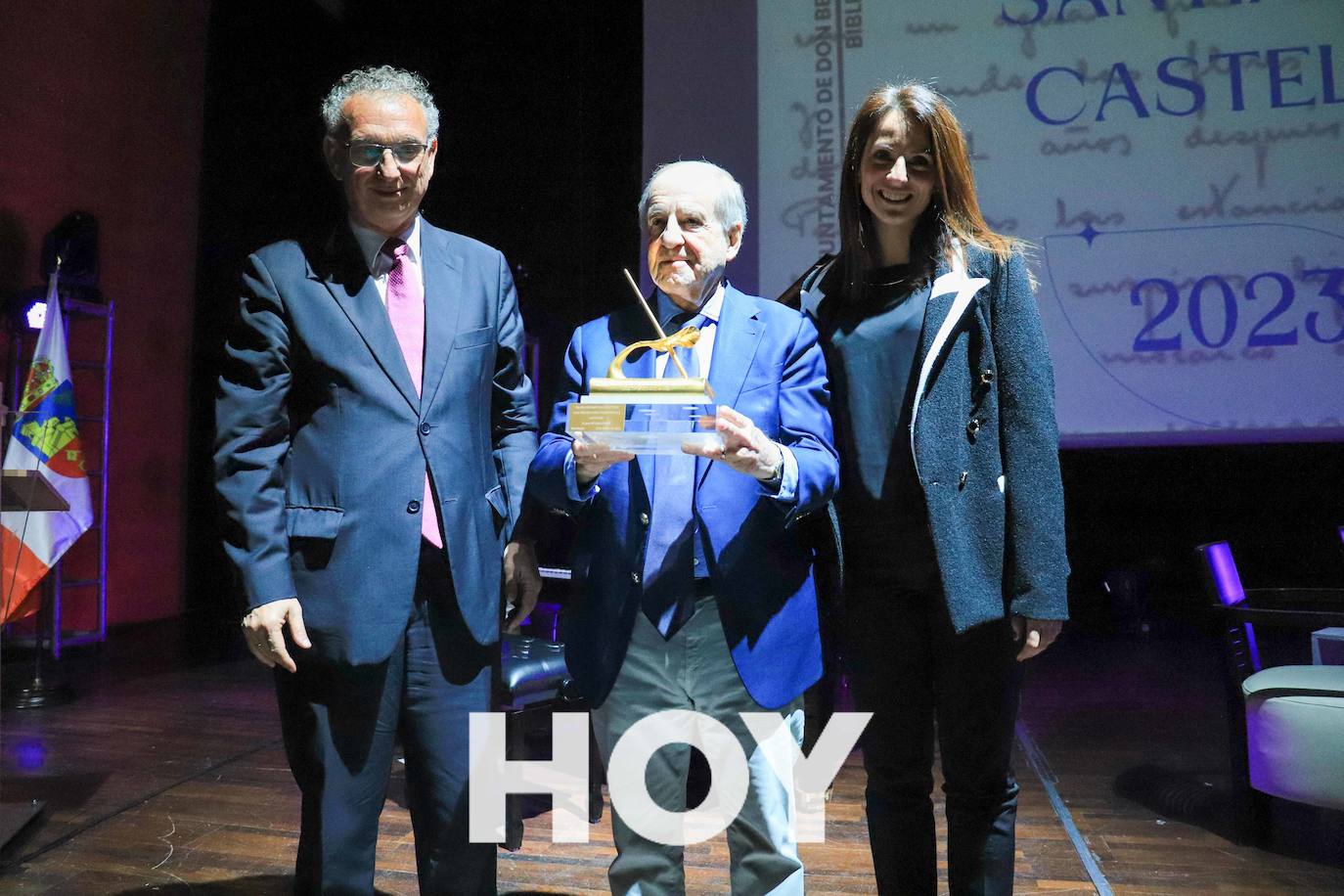 José María García, agradecido por el Premio Santiago Castelo