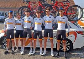 Buen papel de Pablo Lospitao con España en la París-Roubaix