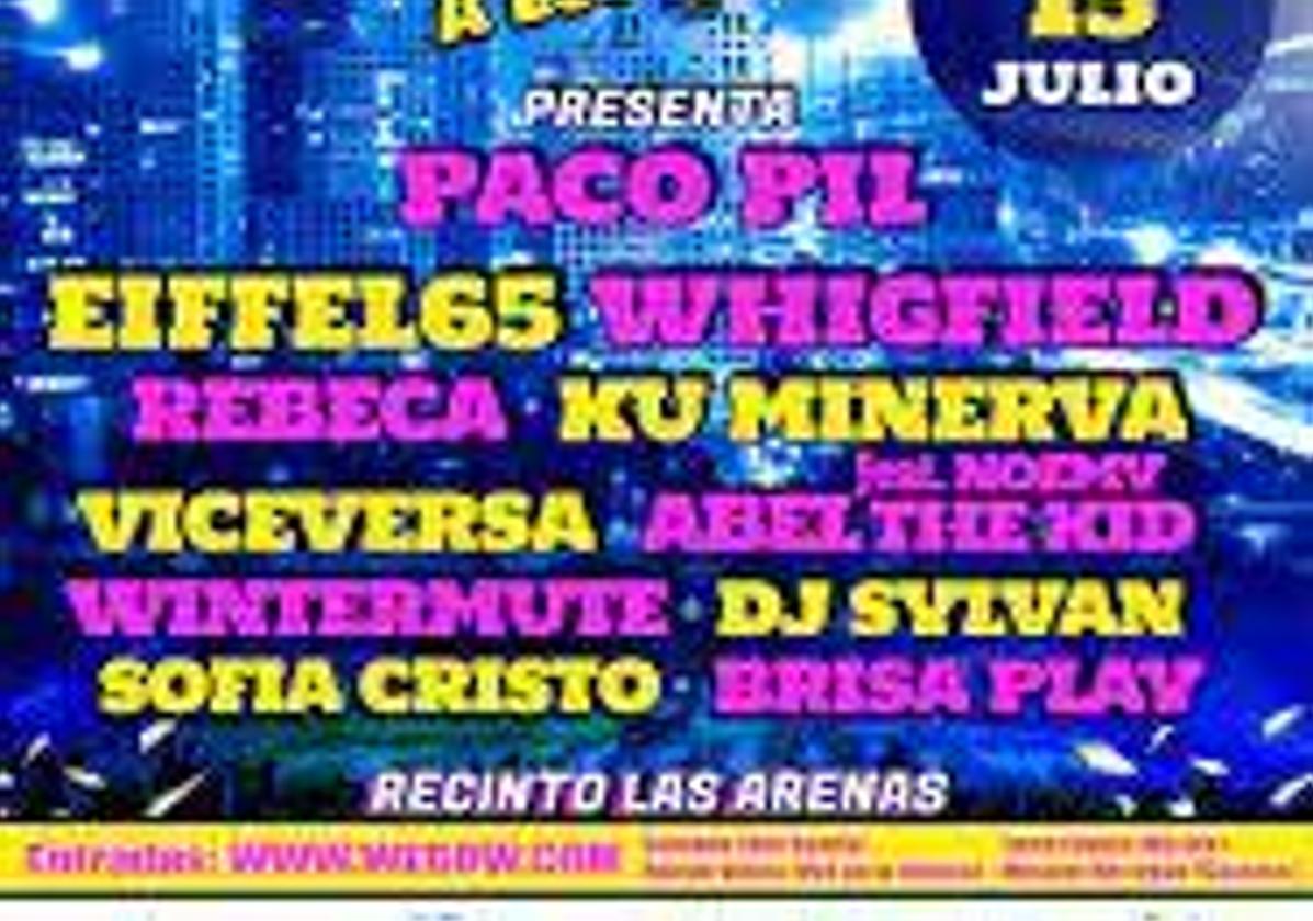 El festival de los años 90 regresa a la localidad el próximo 15 de julio