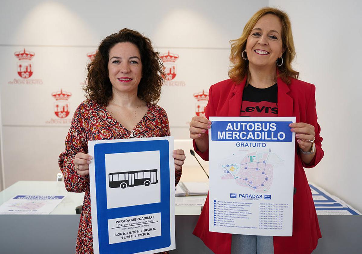 El mercadillo contará con un servicio gratuito de autobuses