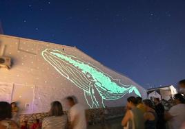 Varios murales iluminan calles y plazas los fines de semana en Vivares