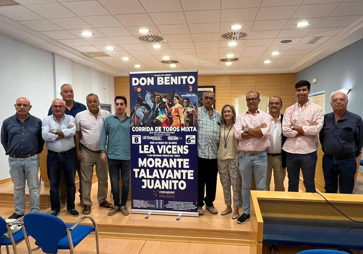Juanito, Morante, Talavante y Lea Vicens, cartel para la feria