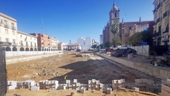 Las obras de la plaza de España incrementan su presupuesto hasta los 4,1 millones