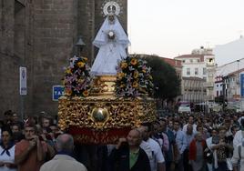 Regreso de la Virgen a su ermita en 2022.