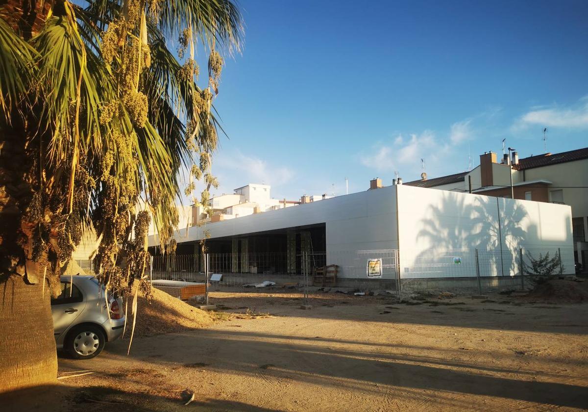 Estado actual de las obras del nuevo centro de Educación Infantil.