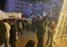 El mercado está en la plaza de Guadalupe.