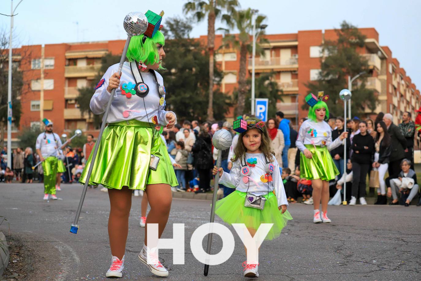 El desfile de este sábado contó con quince agrupaciones con un alto nivel. 
