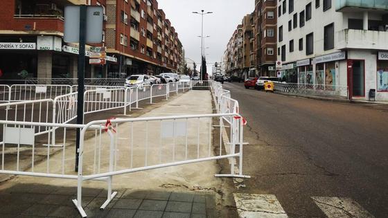 Las obras de la calle Ayala obligan a diversos cambios y cortes de tráfico