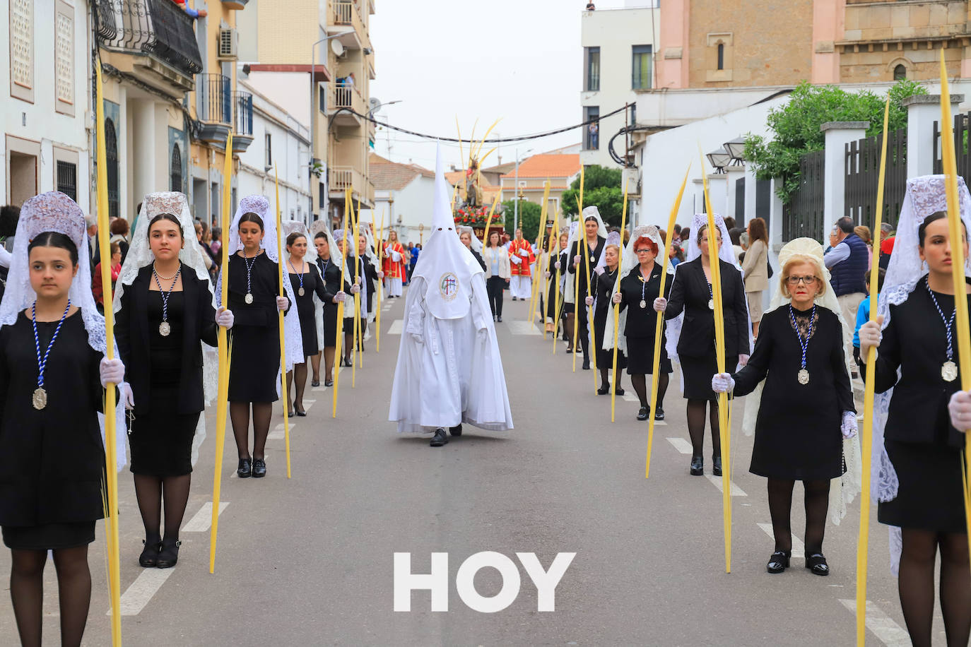 La Borriquita recorrió las calles de Don Benito en el Domingo de Ramos
