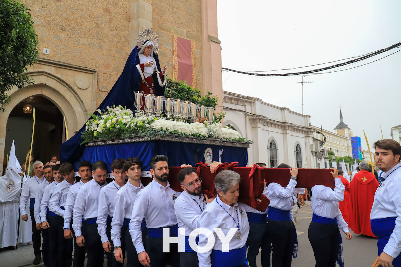 La Borriquita recorrió las calles de Don Benito en el Domingo de Ramos