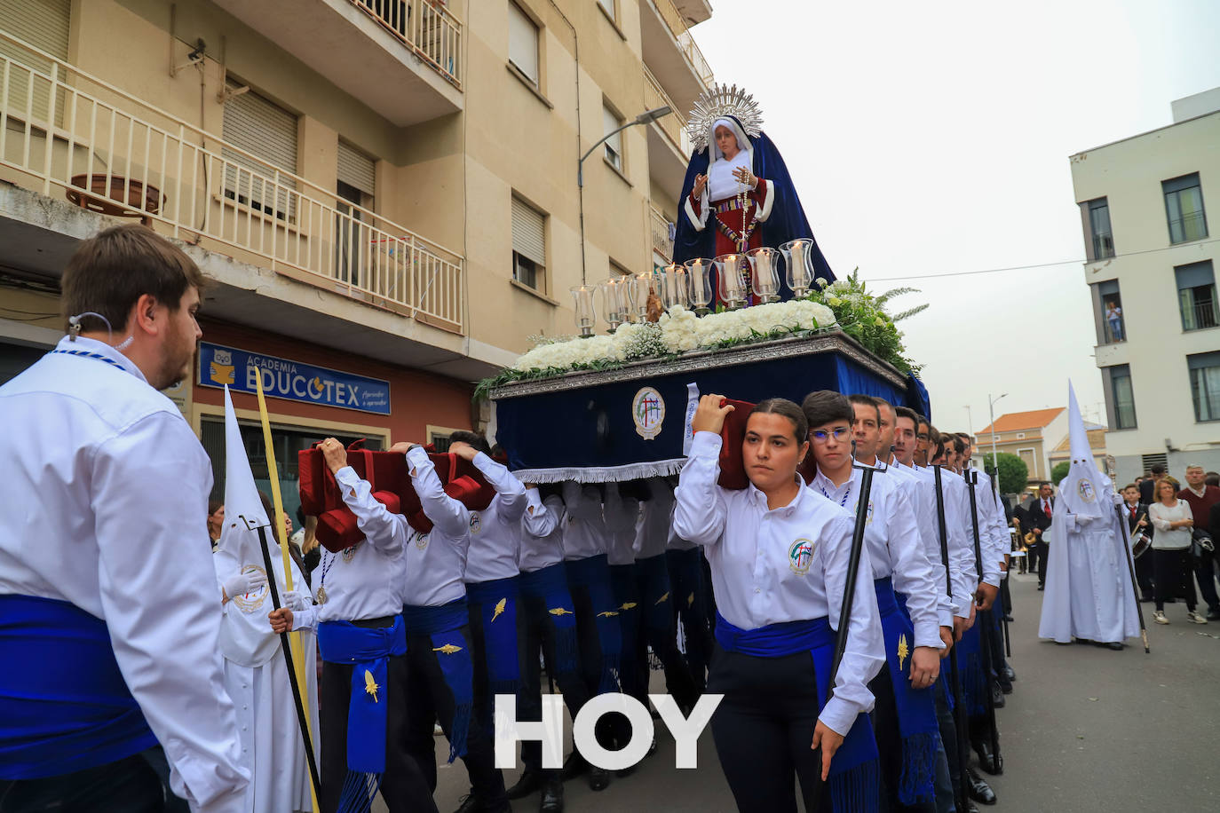 La Borriquita recorrió las calles de Don Benito en el Domingo de Ramos