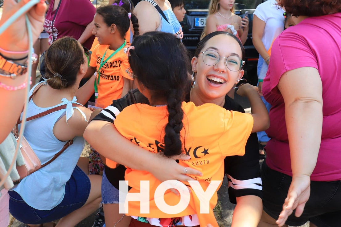 Alegría en el recibimiento a los niños saharauis en Don Benito