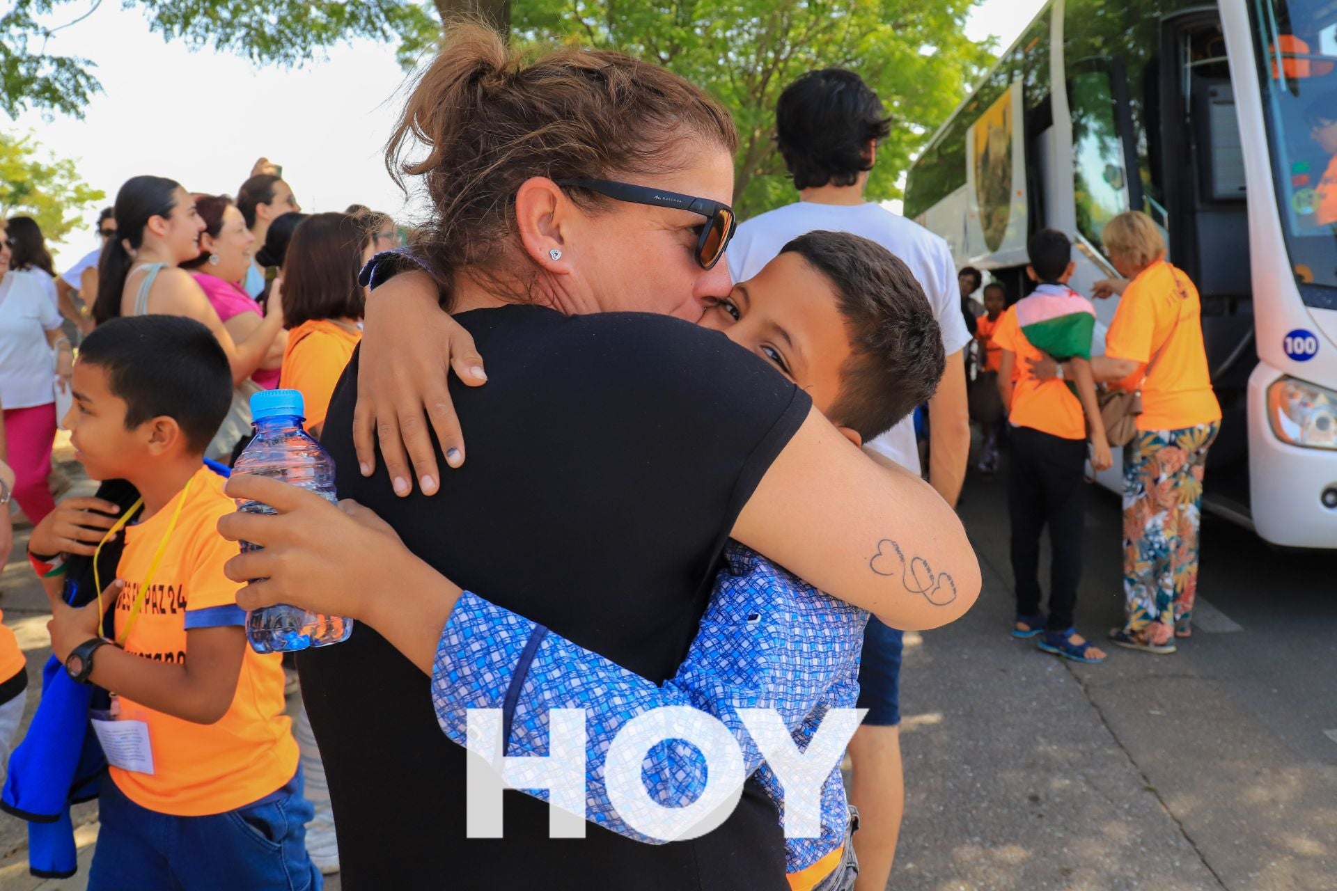 Alegría en el recibimiento a los niños saharauis en Don Benito