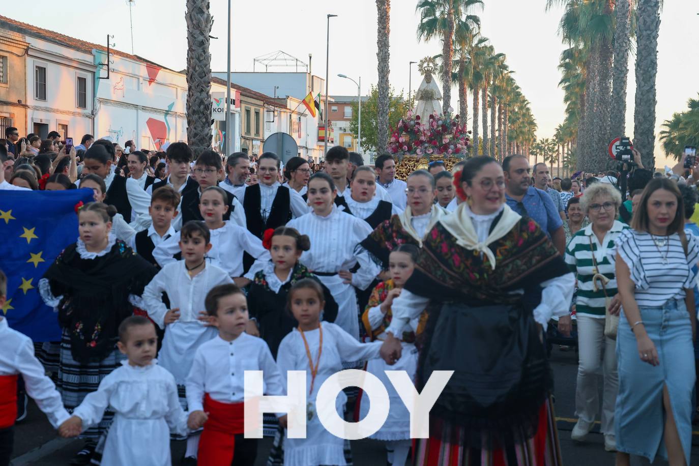 La Virgen de las Cruces ya está en Don Benito para La Velá