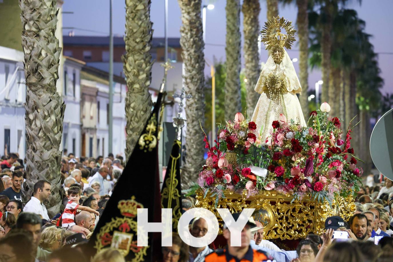 La Virgen de las Cruces ya está en Don Benito para La Velá