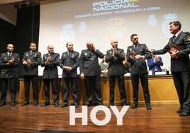 Celebración en Don Benito de los Ángeles Custodios de la comisaría Don Benito - Villanueva