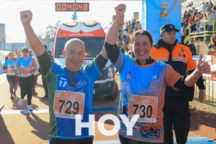 Imágenes de la despedida del año en Don Benito con la San Silvestre