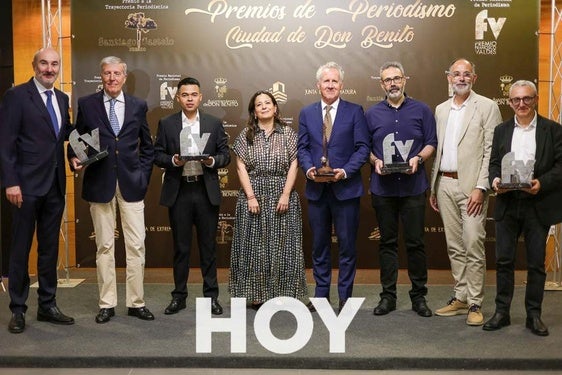 Entrega de los premios Francisco Valdés y Santiago Castelo en Don Benito