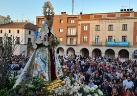 En imágenes: Así fue la despedida a la Virgen de las Cruces