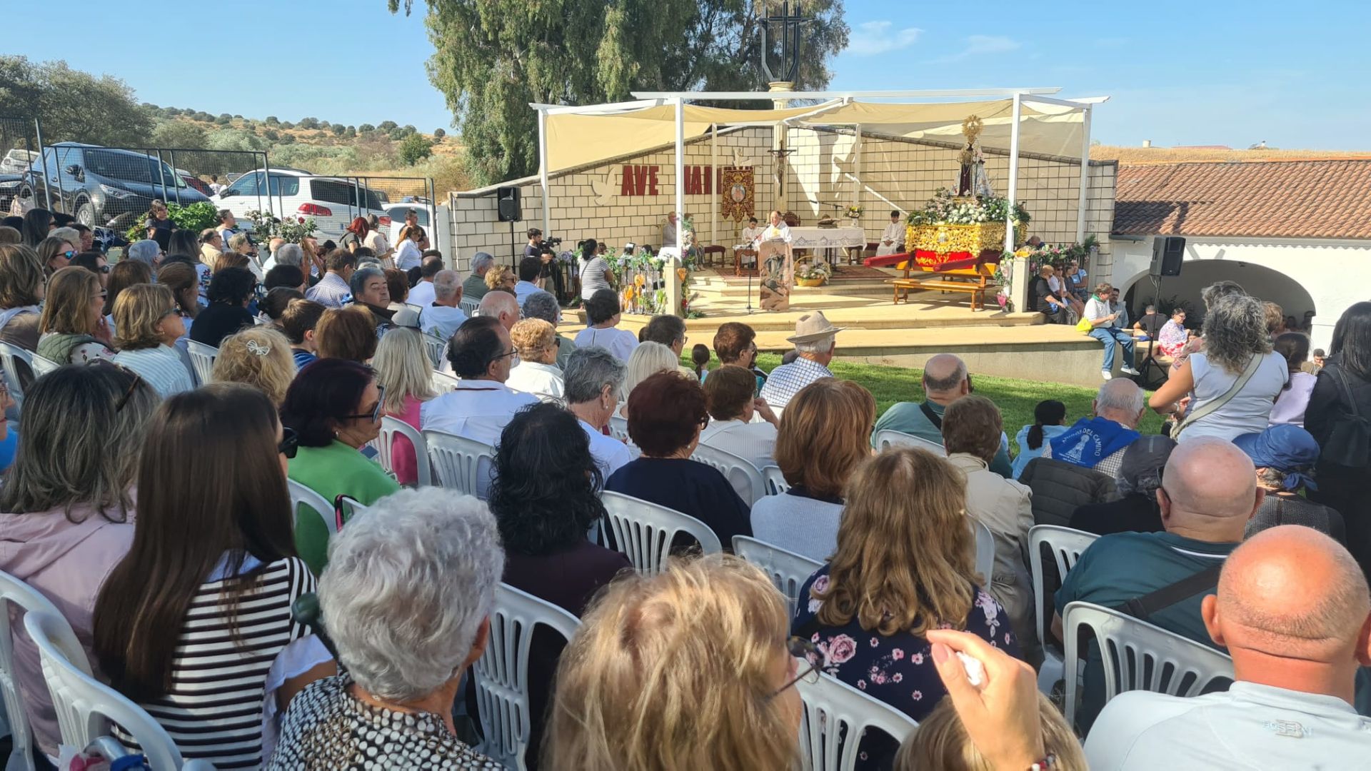 En imágenes: Así fue la despedida a la Virgen de las Cruces