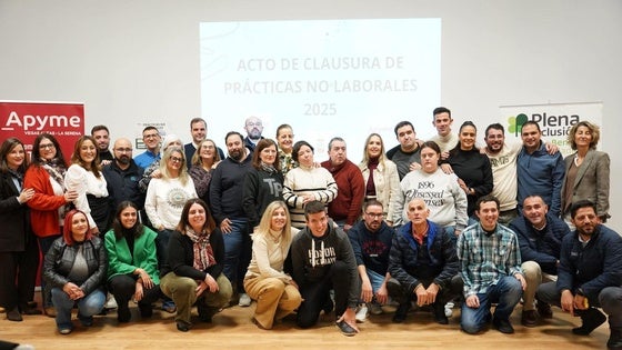 Usuarios de Plena Inclusión concluyen sus prácticas en empresas locales
