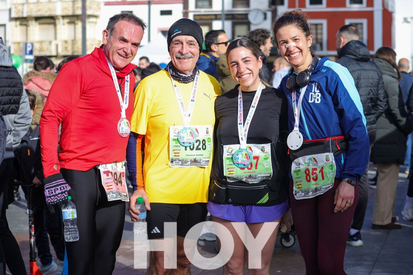 Gran ambiente de atletismo en las calles de Don Benito