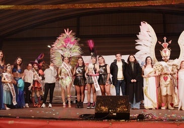 Cayetana Tomé y Luna Escobar, reinas del Carnaval