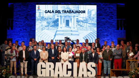 Homenaje para 50 personas en la Gala del Trabajador