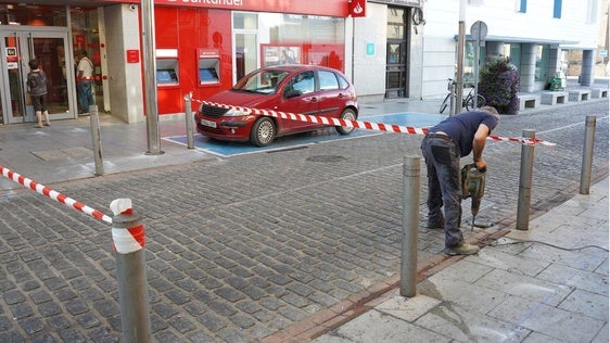 Reordenación del tráfico por obras en la calle Groizard
