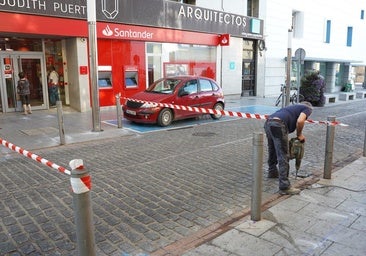 Reordenación del tráfico por obras en la calle Groizard