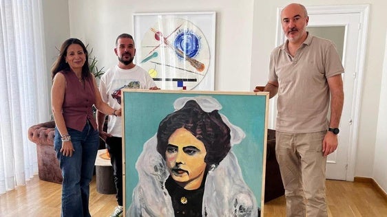 Una pintura rememora el 'Crimen de Don Benito'