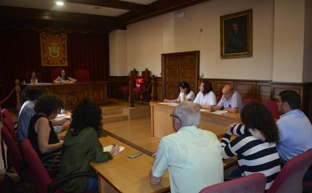 Sesión plenaria en el Ayuntamiento de Fregenal. 