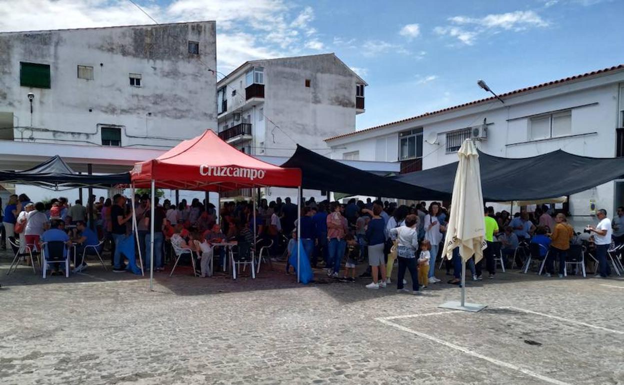 La asociación de vecinos barrio de Santa Ana celebró su fiesta el pasado sábado día 8