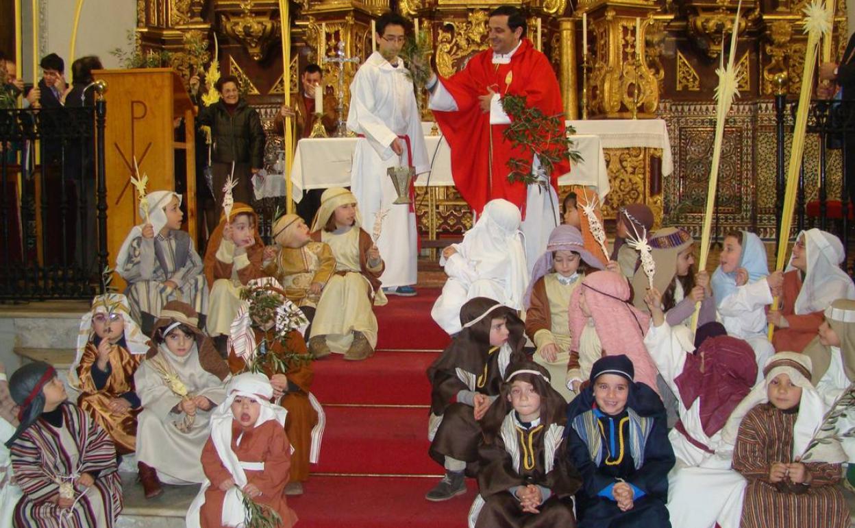 La celebración del Domingo de Ramos en años pasados. 