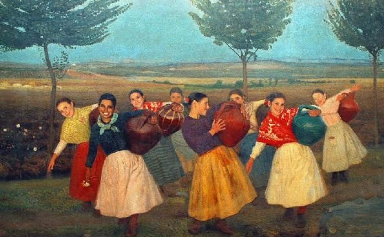 Eugenio Hermoso pintó a principios del siglo pasado este famoso cuadro