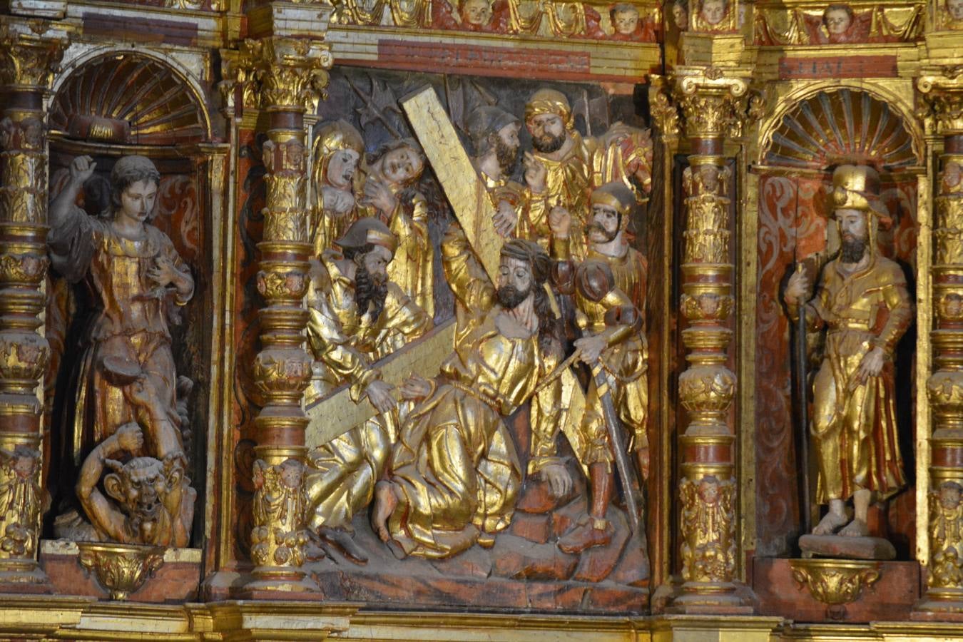 Tercera caída de Cristo. 