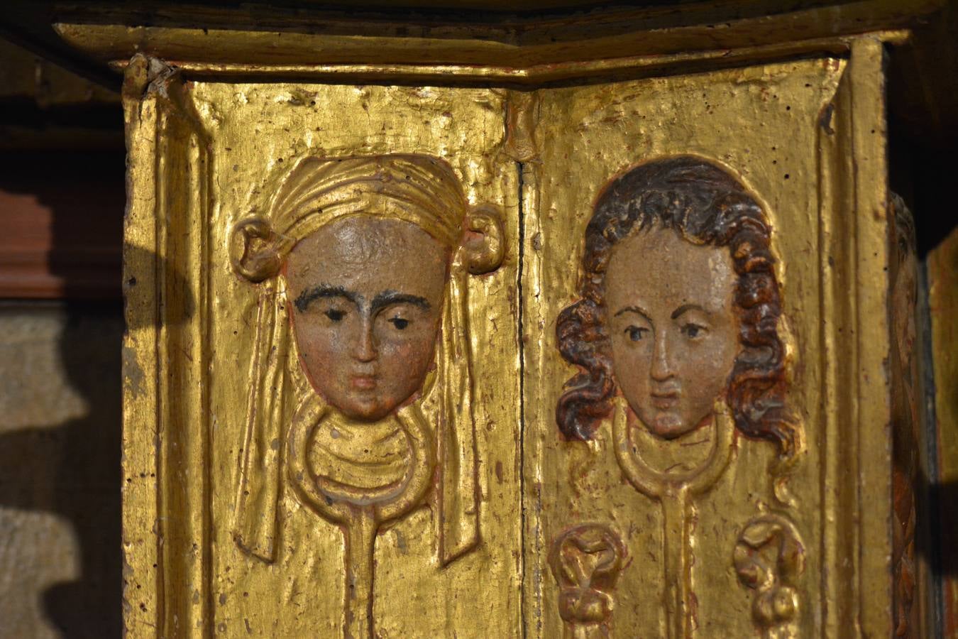 Detalle del retablo. 