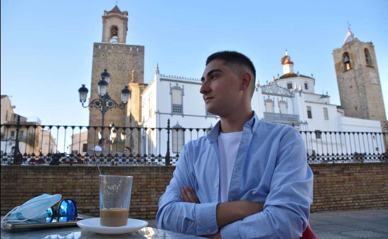 Ángel Romero Romero en el Paseo de la Constitución 