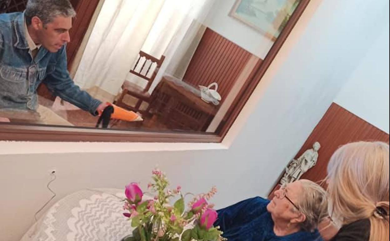 La sala de visitas del Hogar de Mayores San Blas ya está en funcionamiento