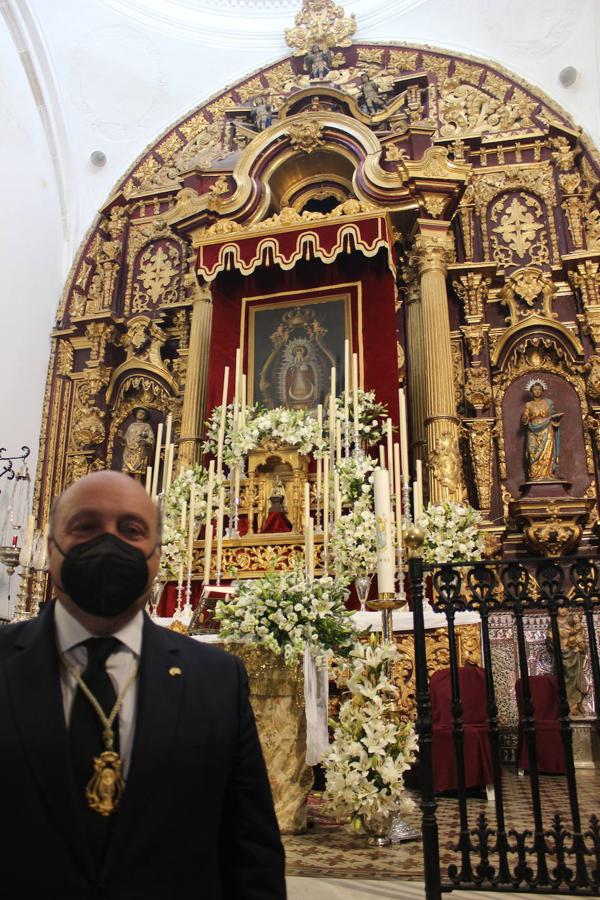 Francisco Álvarez en la Iglesia de Santa María