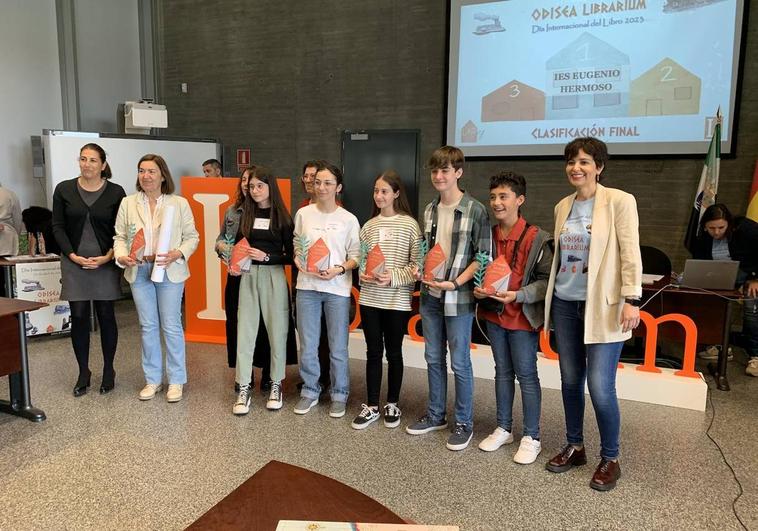El IES Eugenio Hermoso, de Fregenal de la Sierra, gana la segunda edición del concurso Odisea Librarium