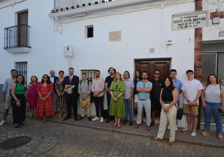 Acto de homenaje a Benito Arias Montano en la pasada edición del curso