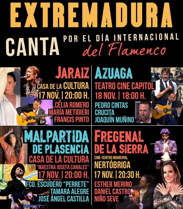 'Extremadura Canta' conmemorará el Día Internacional del Flamenco