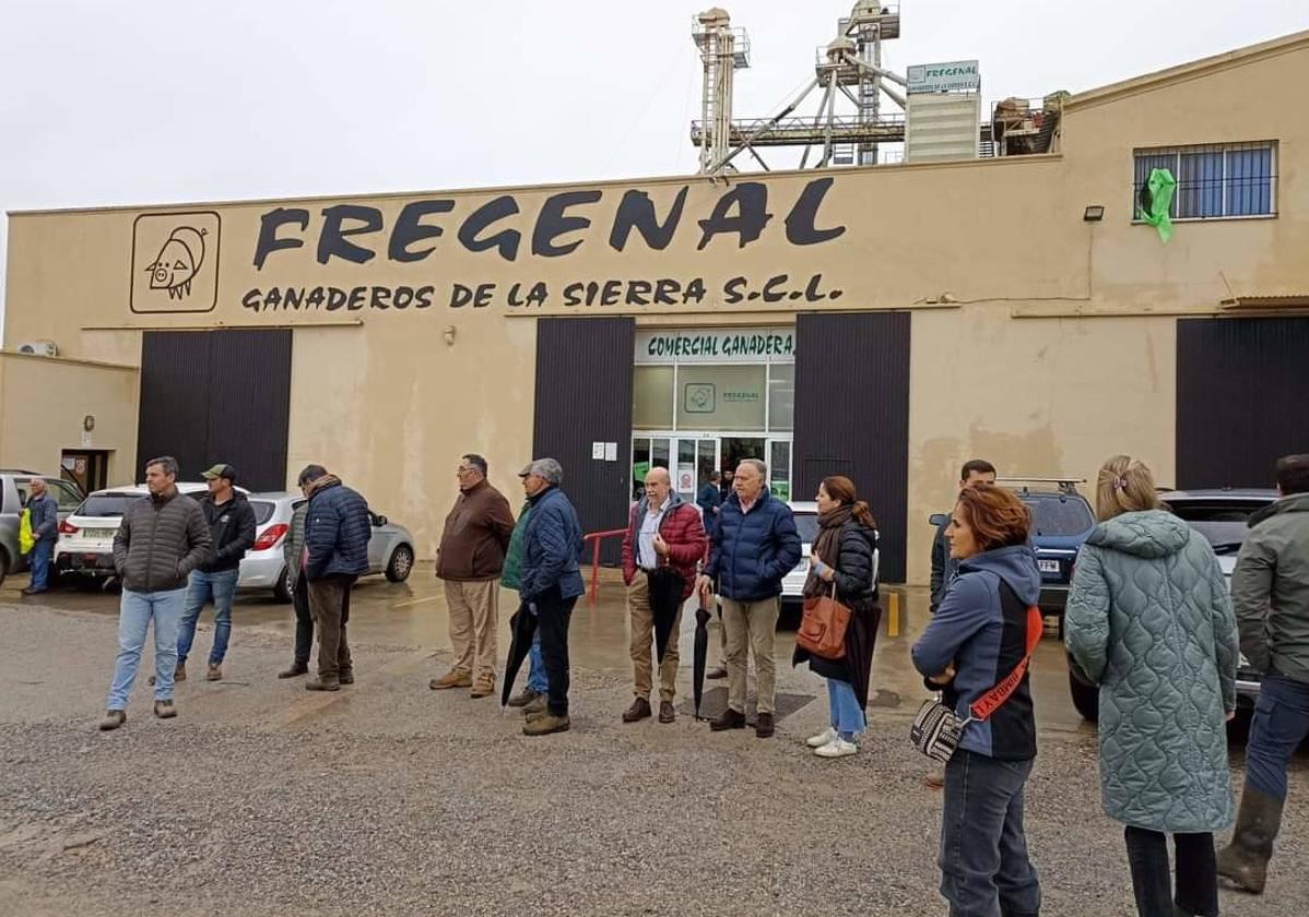 Tina Rodríguez acompañó a los agricultores y ganaderos en sus protestas