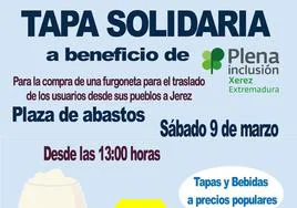 Fregenal celebra una Tapa Solidaria en beneficio de Plena Inclusión Xerez Extremadura