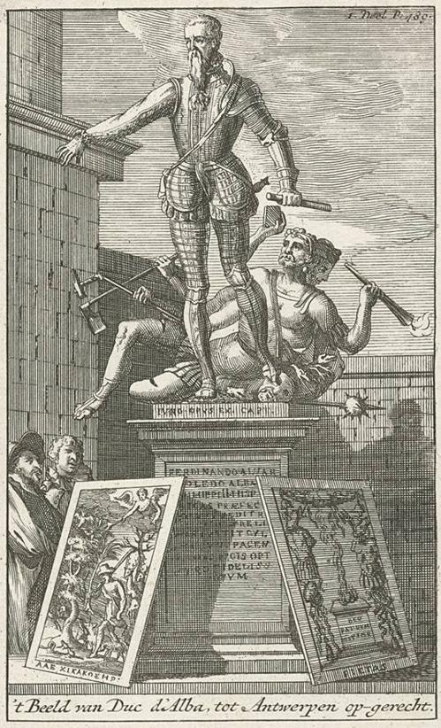 Imagen principal - El Gran Duque de Alba en Amberes tras la victoria de Jemminger.