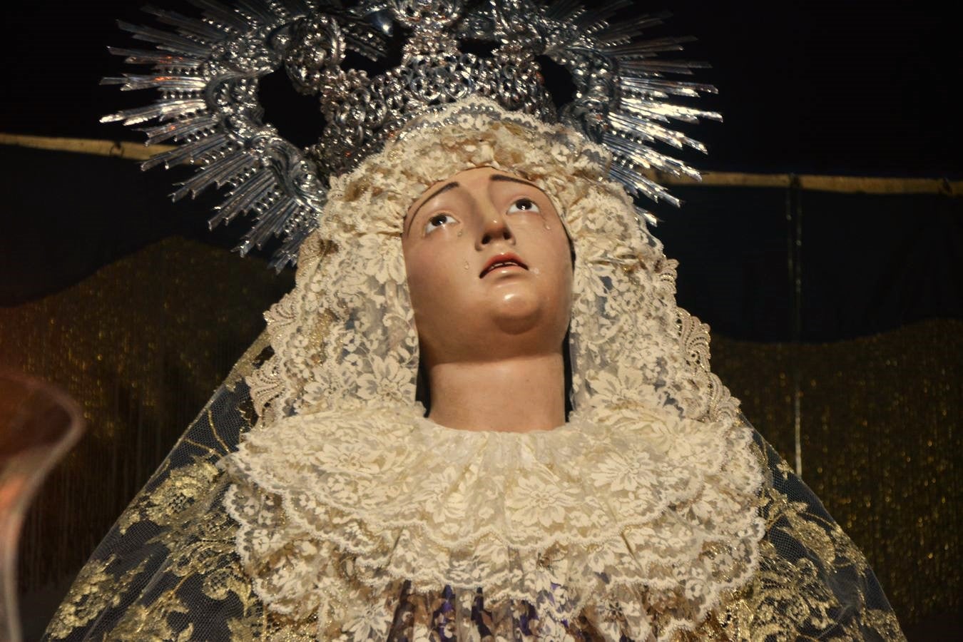 La lluvia impidió la procesión de Nuestro Padre Jesús Atado a la Columna