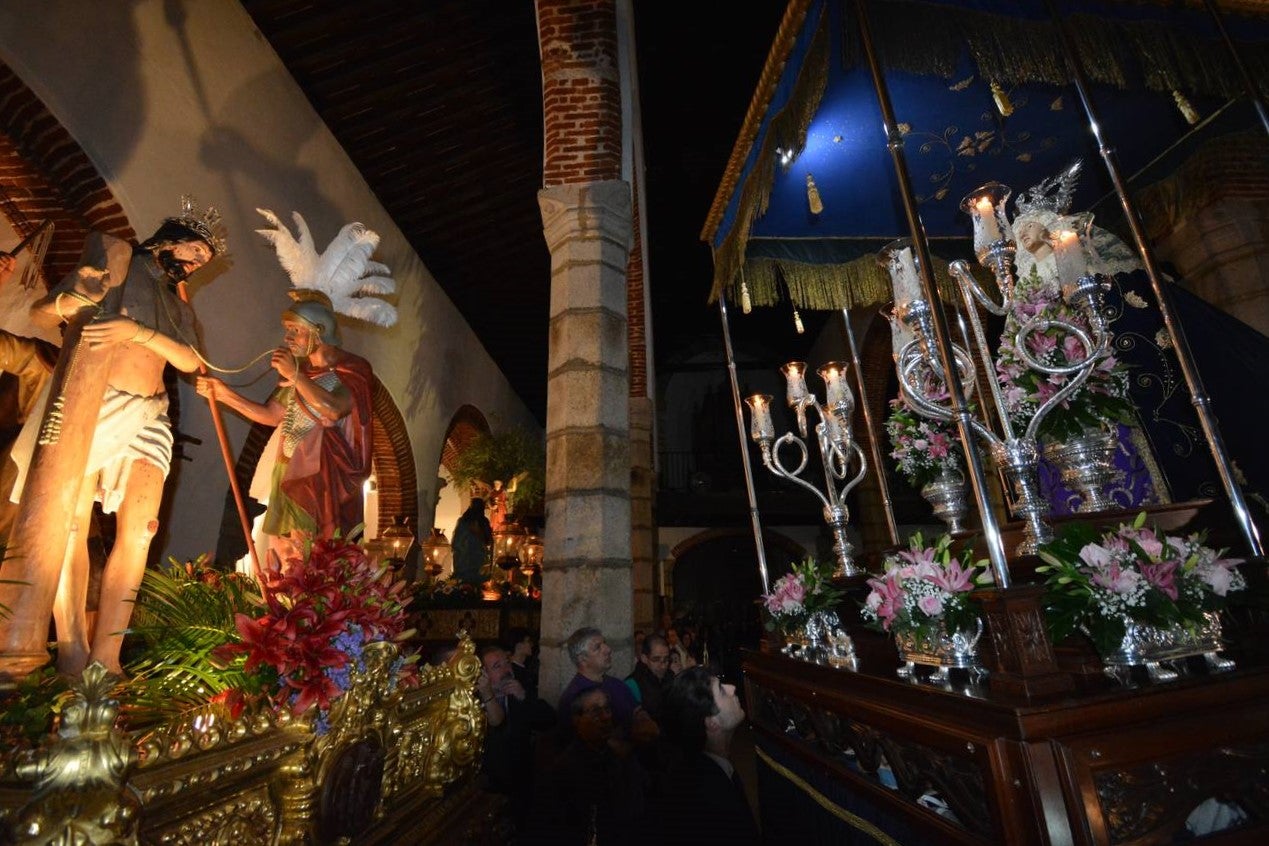 La lluvia impidió la procesión de Nuestro Padre Jesús Atado a la Columna