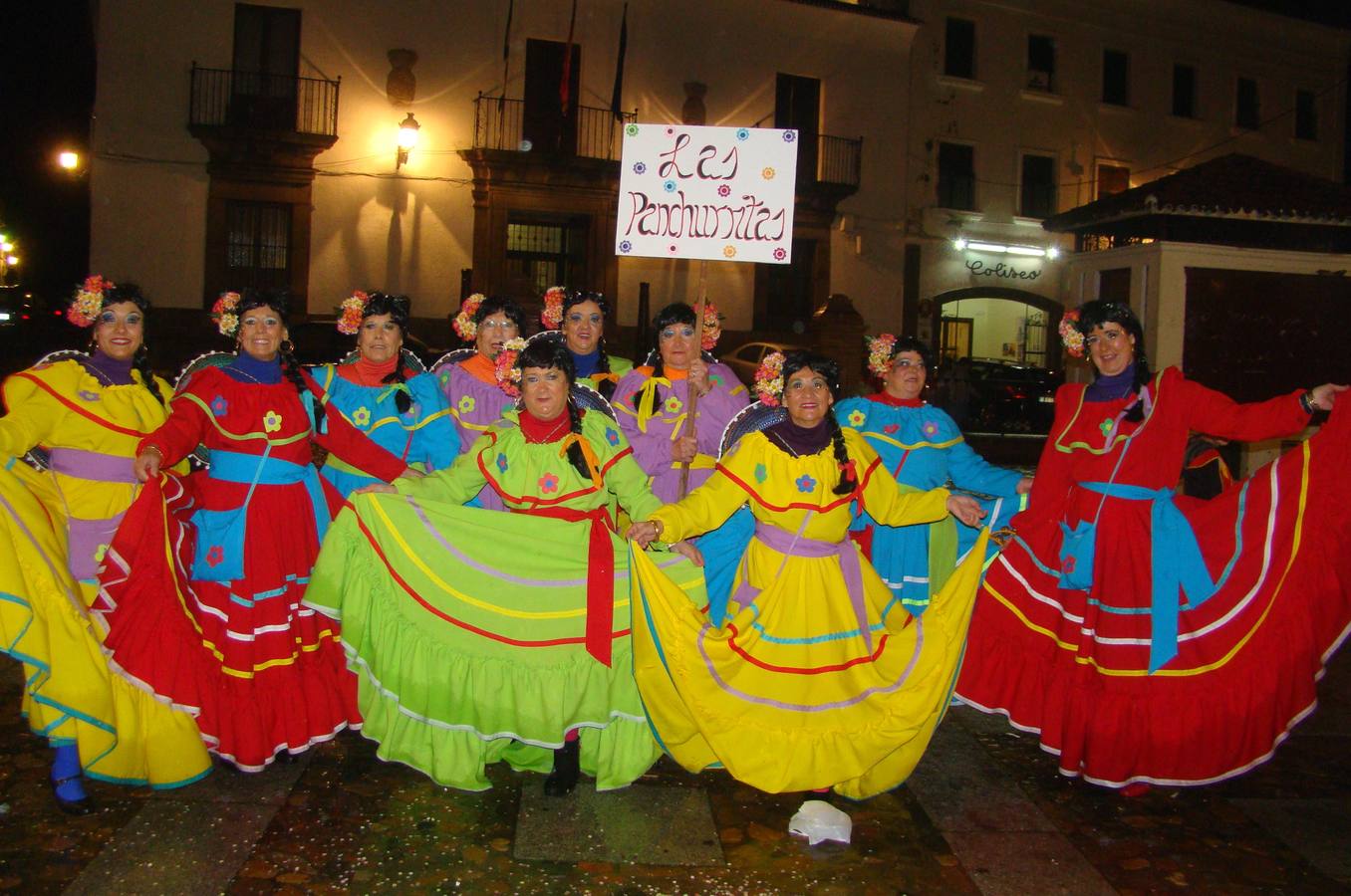 Las Panchurritas primer premio de Comparsas en el carnaval frexnense. 